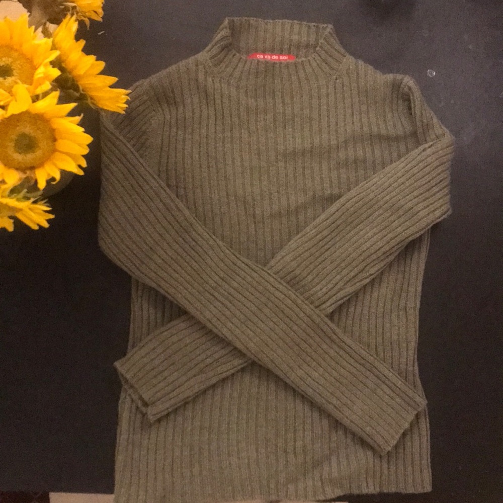 Ca va de soi mock turtleneck sweater